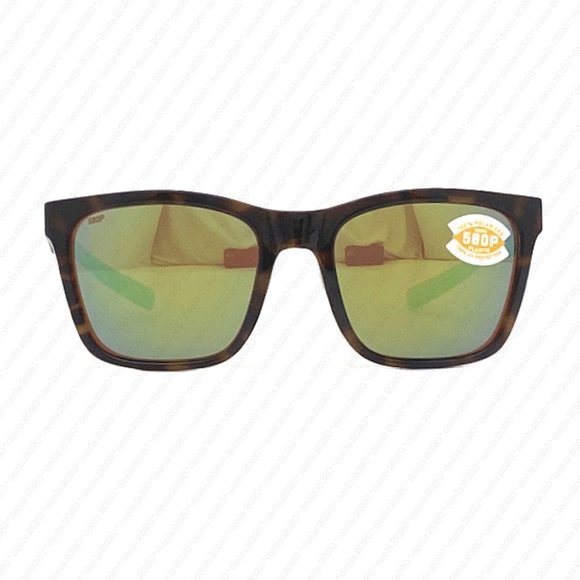 Costa Del Mar Panga 580P Shiny Tortoise White Seafoam Polarized Sunglasses - Picture 2 of 11